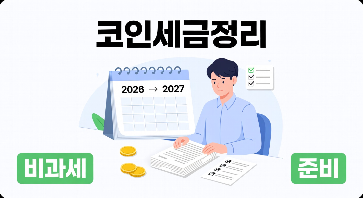 2026년 가상자산 세금 신고 — 과세 시점과 준비 체크리스트