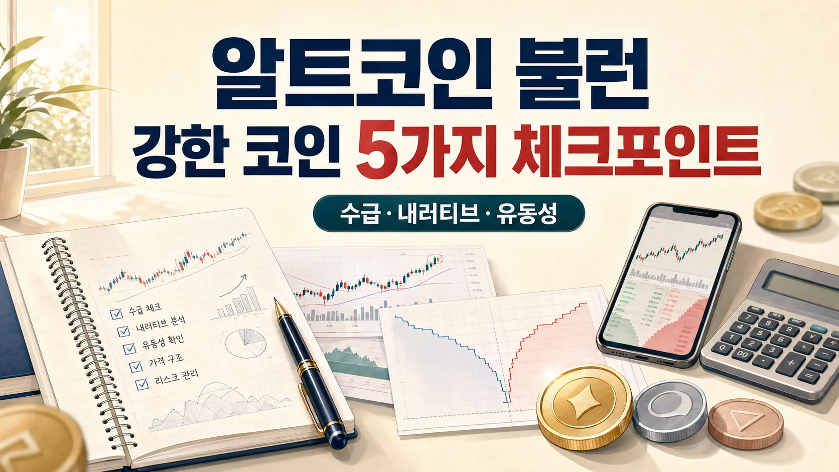알트코인 불런 진짜 강한 코인 찾는 5가지 체크포인트 — 수급·내러티브·유동성
