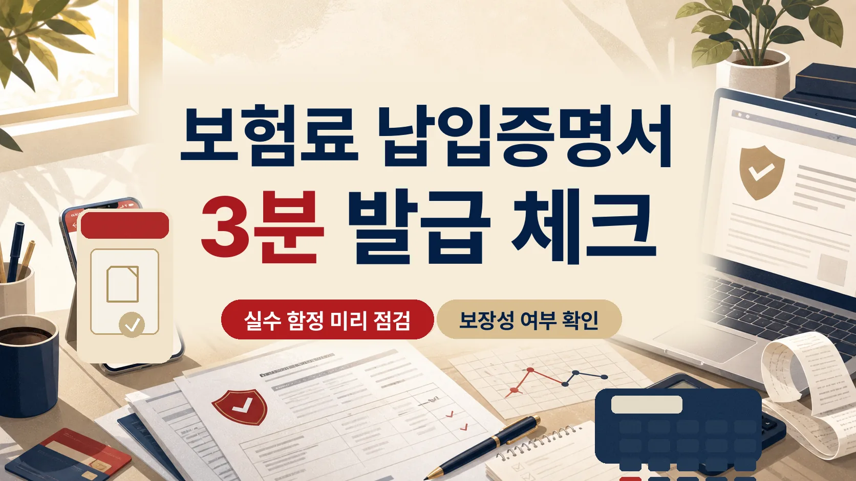 보험료 납입증명서 3분 발급 vs 실수 함정, 지금 체크해야 할 포인트