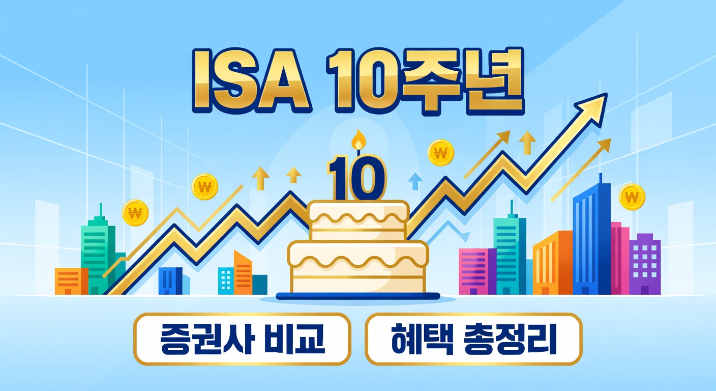 ISA 10주년 이벤트 혜택 비교 — 증권사별 총정리
