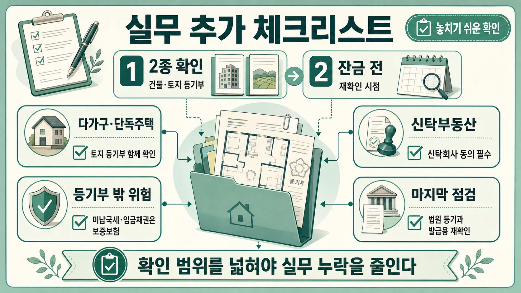 실무 추가 체크리스트