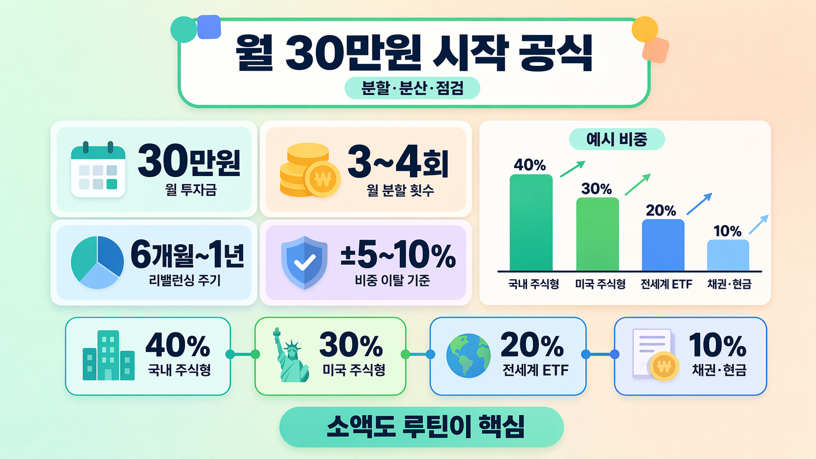 월 30만원 ETF 시작 공식