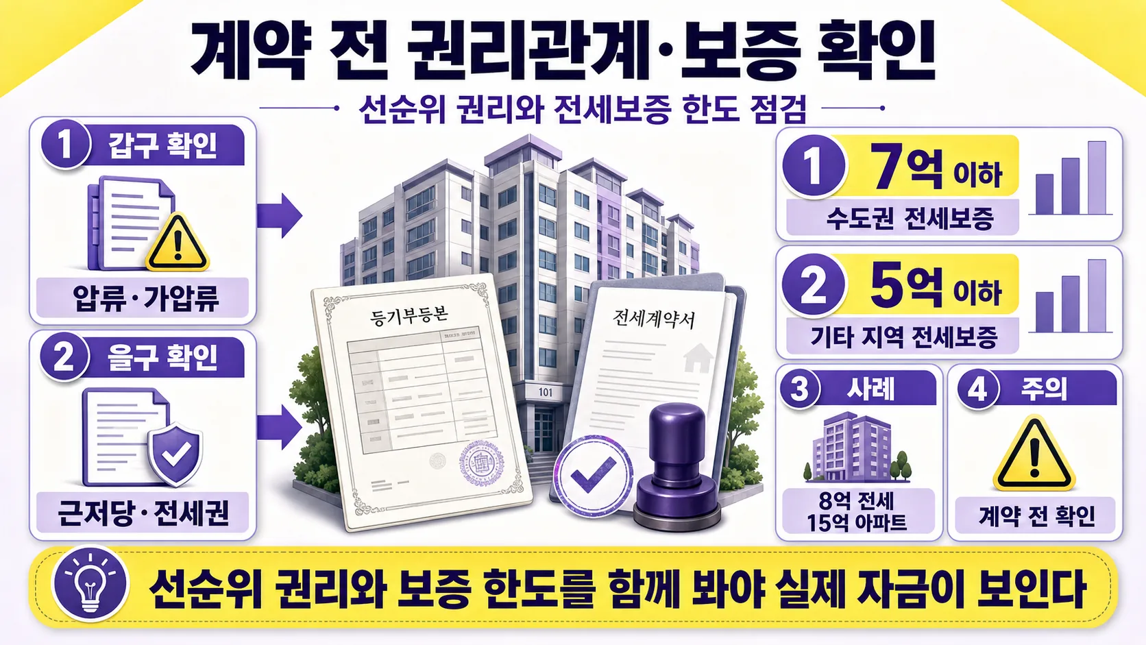 권리관계·보증 점검