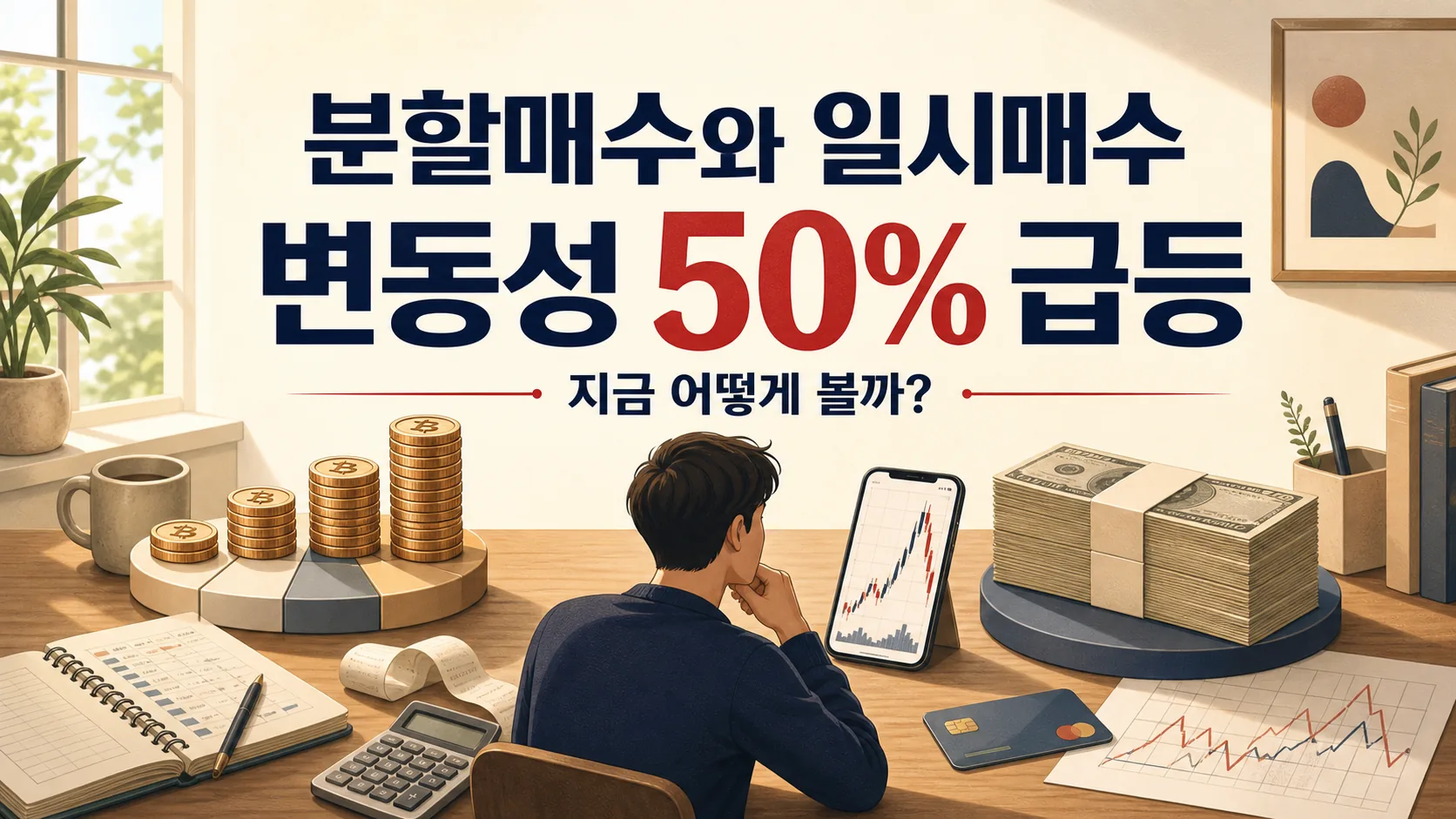 분할매수 vs 일시매수 — 변동성 50% 급등, 지금 들어가야 할까?
