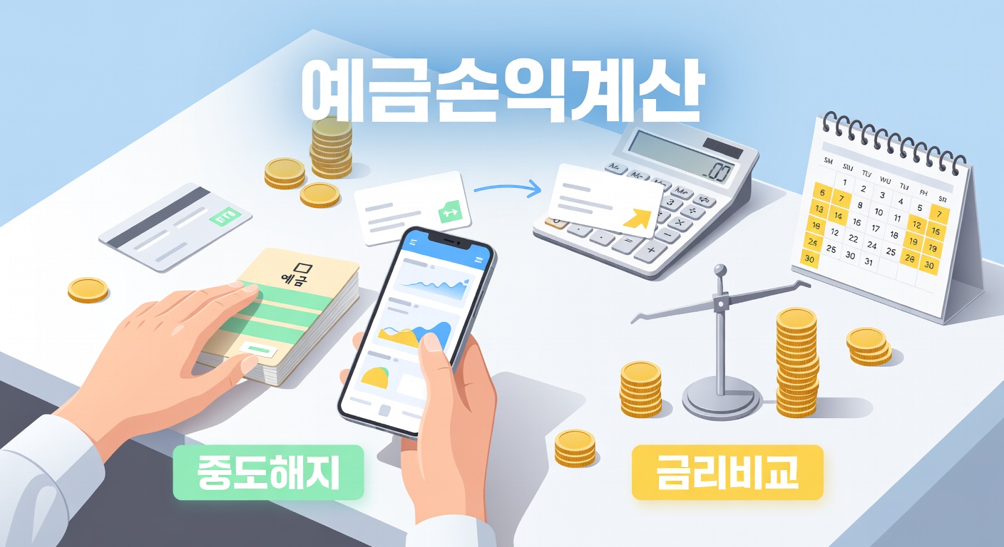 예·적금 갈아타기 손익 계산법 — 이자 손해 없는 선택 체크리스트