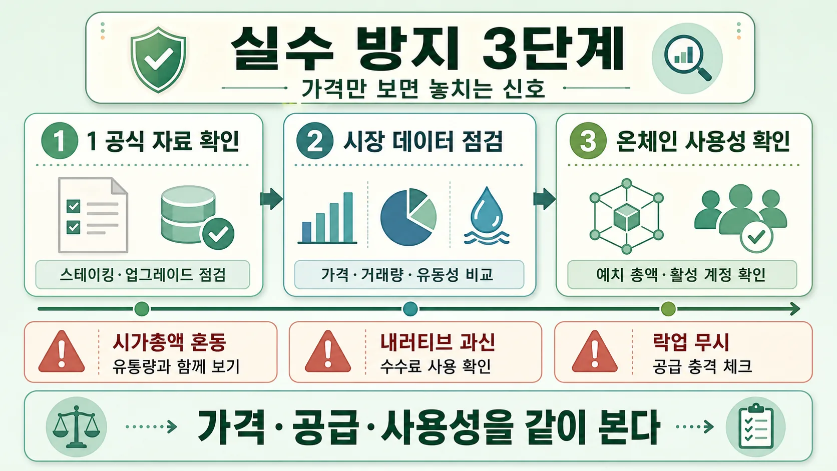 실수 방지 3단계