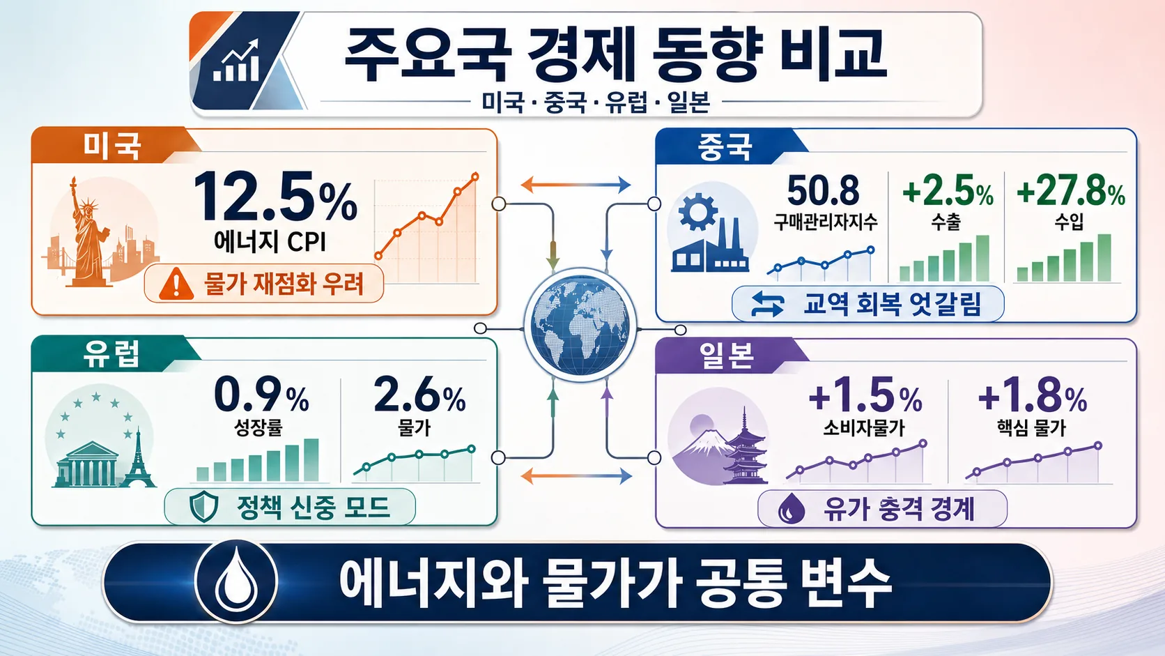 주요국 지표 비교