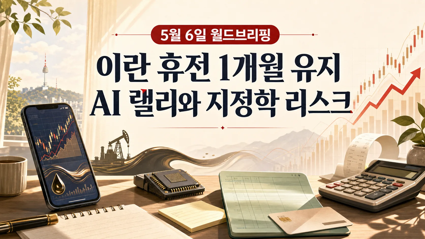 이란 휴전 1개월 유지 — AI 랠리 vs 지정학 리스크, 지금 사야 할까?