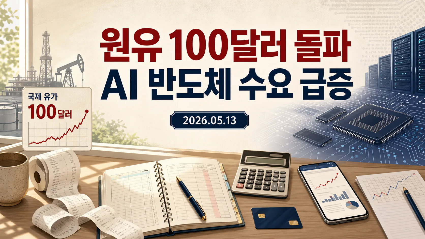 중동 긴장·AI 반도체 수요 급증 — 원유 100달러 돌파, 지금 들어가야 할까?
