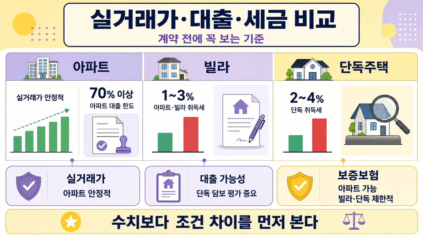 실거래가·대출·세금 비교