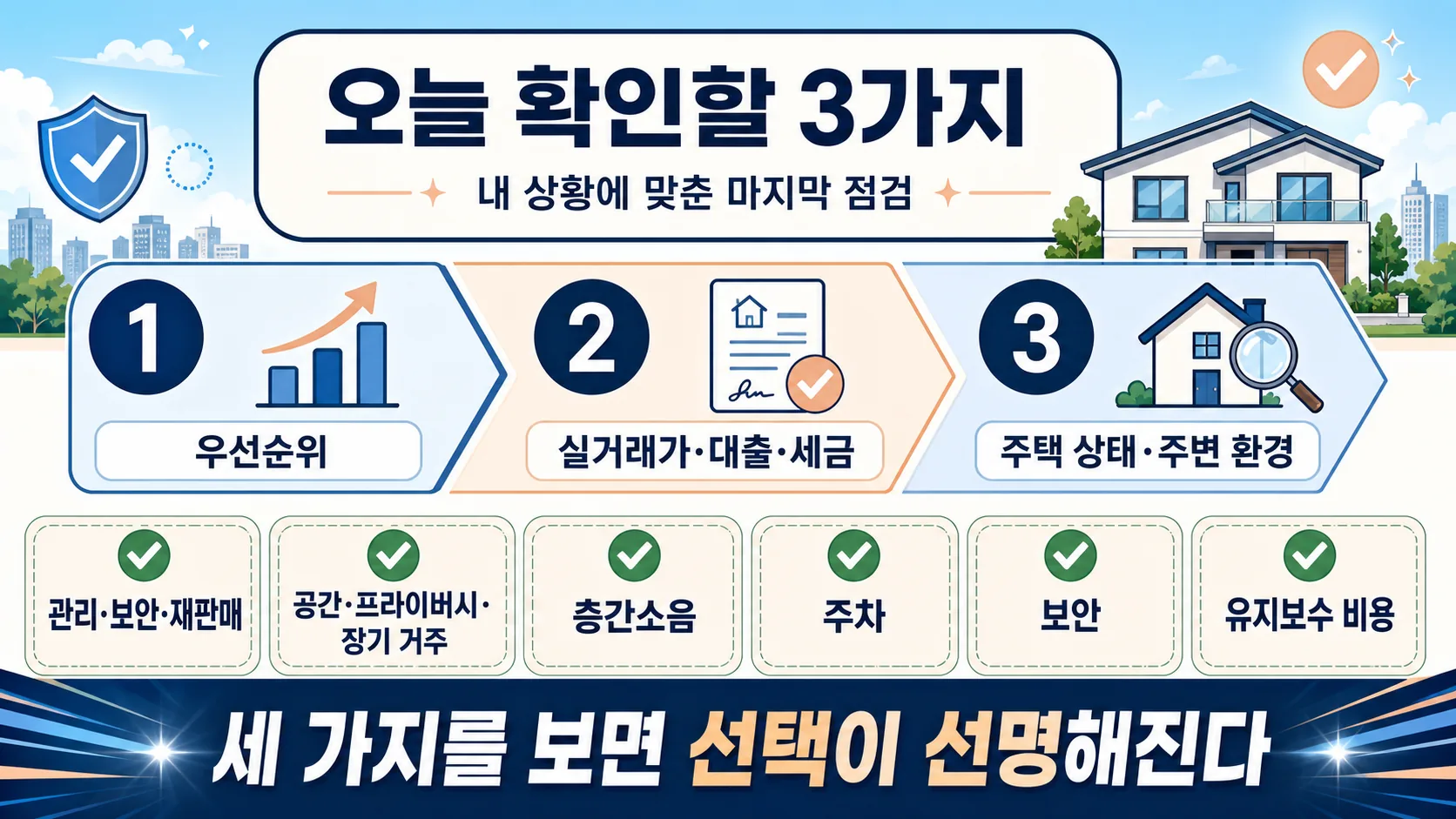 오늘 확인할 3가지
