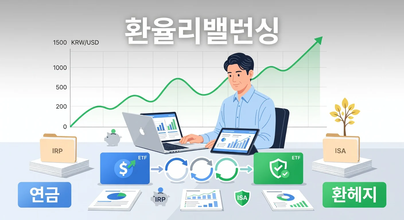 IRP·ISA 해외 ETF 리밸런싱 실전 가이드 — 환율 급등기 대응법